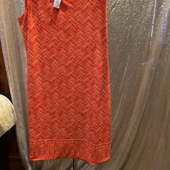 Magnolia Grace Orange Chevron design dress - Picture 5 of 7